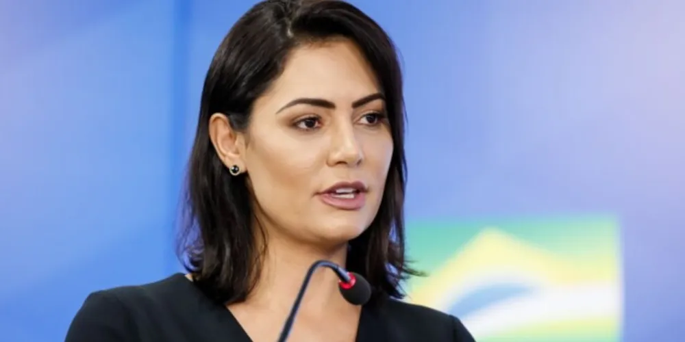 A ex-primeira-dama Michelle Bolsonaro