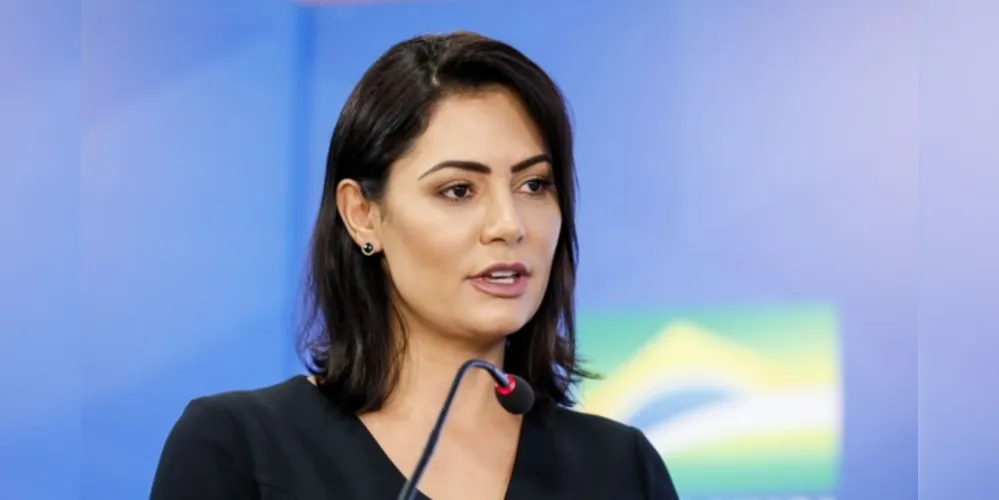 A ex-primeira-dama Michelle Bolsonaro