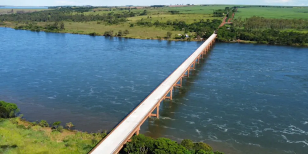 A ponte foi fechada no dia 16 de novembro para as melhorias