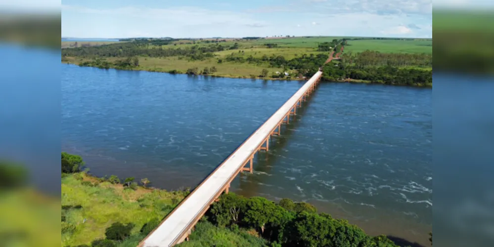 A ponte foi fechada no dia 16 de novembro para as melhorias