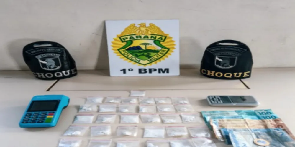 Suposto ponto de tráfico na Vila Cristina tinha até máquina de cartão