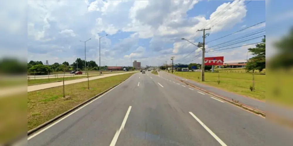 Acidente aconteceu na Linha Verde, entre o Bairro Alto e o Atuba