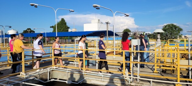Professoras da Rede Municipal visitam Estação de Tratamento de Água