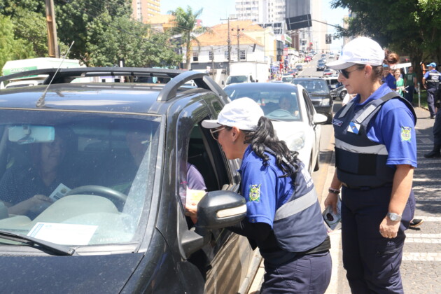 A ação, organizada pela Secretaria Municipal de Cidadania e Segurança Pública, aconteceu na região central.