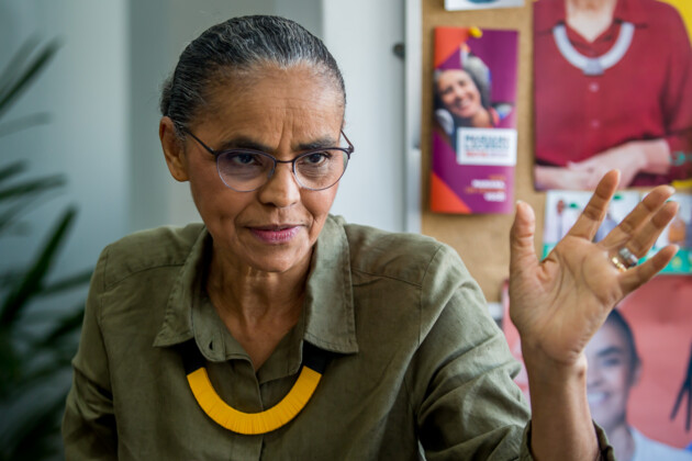 Marina Silva é a atual ministra do Meio Ambiente do Brasil