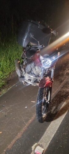 O acidente aconteceu entre Ponta Grossa e Carambeí