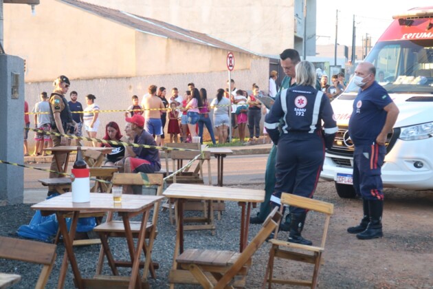 Equipes do Samu, PM e Guarda Municipal foram as primeiras a chegar no local