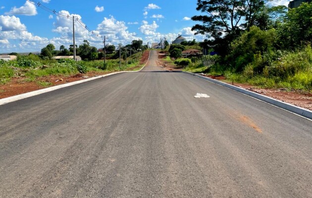 A pavimentação faz parte do Programa Asfalto Novo PG, com investimento estimado de R$ 8,4 milhões