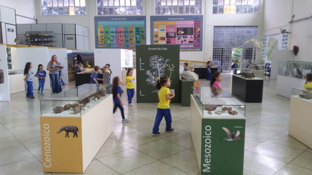 A visita proporcionou aos alunos uma verdadeira exploração do ambiente do museu