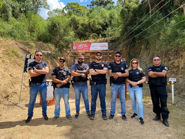 Integrantes da 40º DRP treinaram com armamentos de espécie e calibre diversos