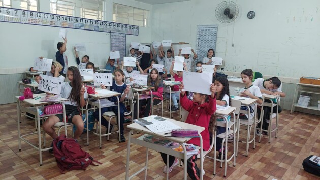 Produções retrataram trabalho e conteúdos aplicados em sala