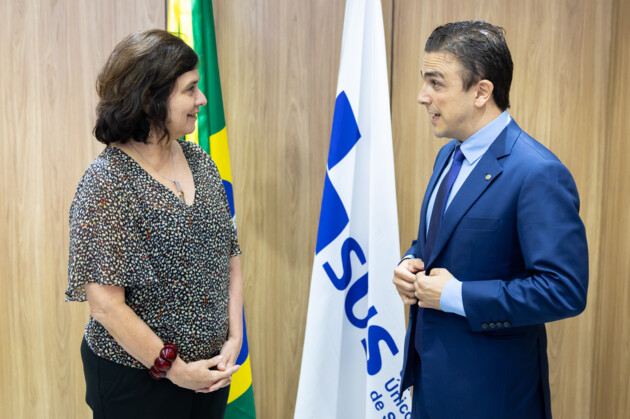 Aliel Machado se reuniu com a ministra da Saúde, Nísian Trindade