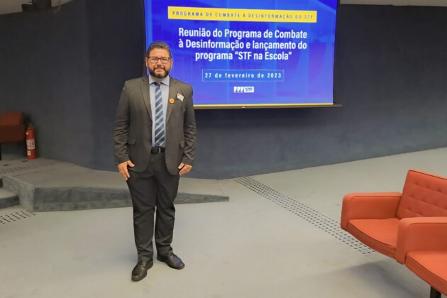 Professor Carlos Willians Jaques Morais participou da reunião em Brasília