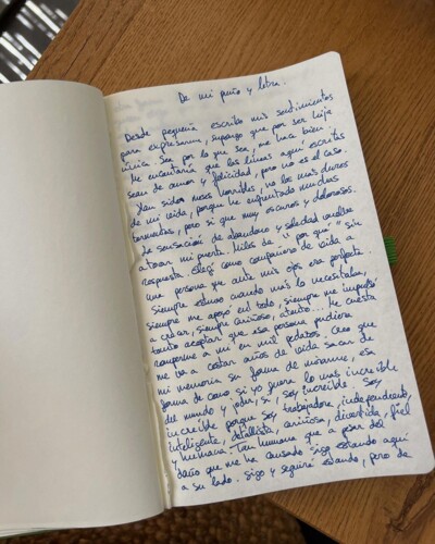 Joana Sanz publicou carta no Instagran nesta quarta-feira (15)