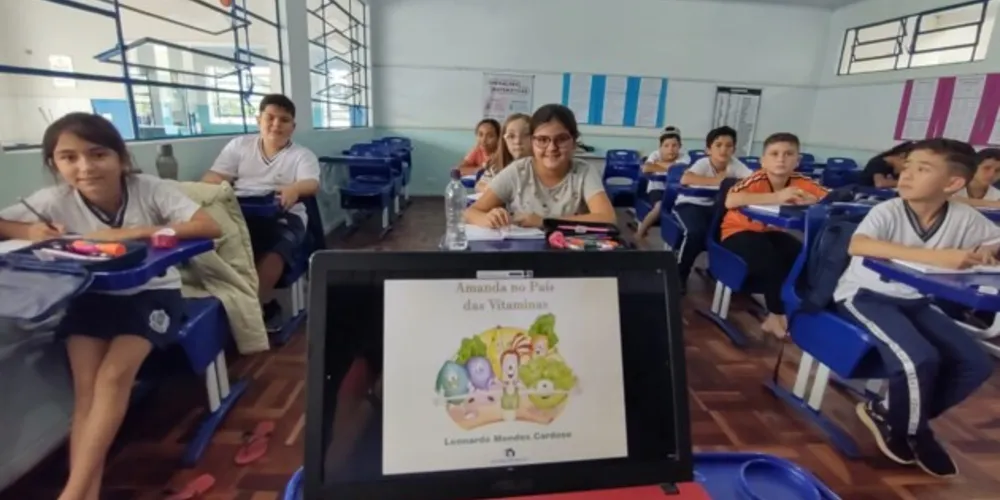 Após aprendizado, alunos puderam explicar e conversar com outras turmas durante o recreio