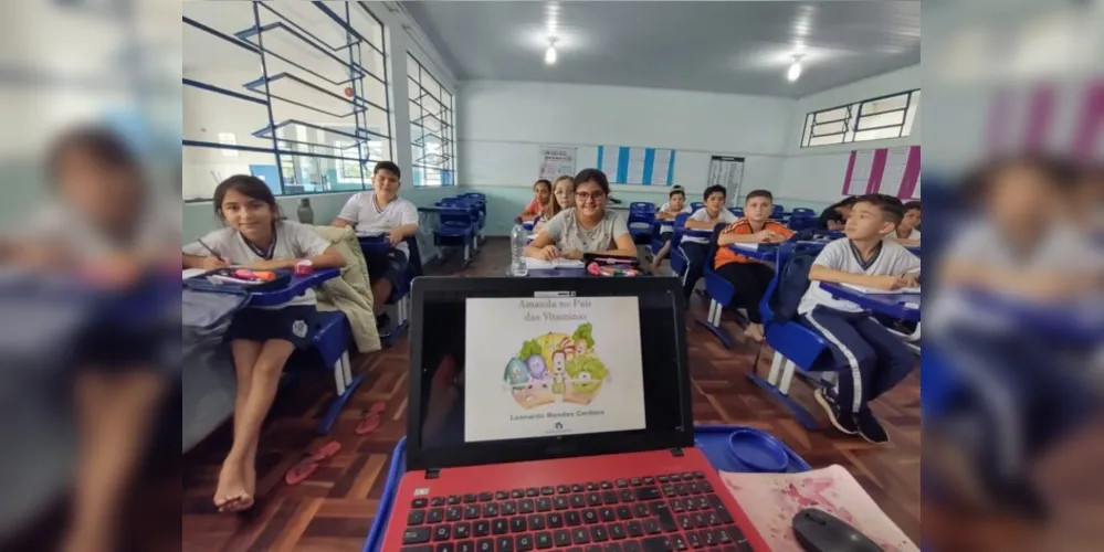 Após aprendizado, alunos puderam explicar e conversar com outras turmas durante o recreio