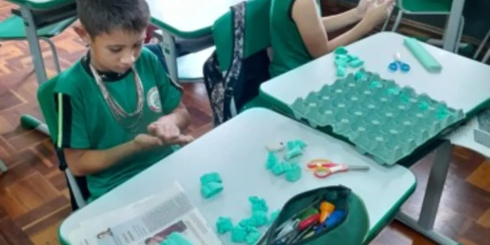 Trabalho focou na racionalização de uso de materiais e jogos serão utilizados no Recreio Dirigido