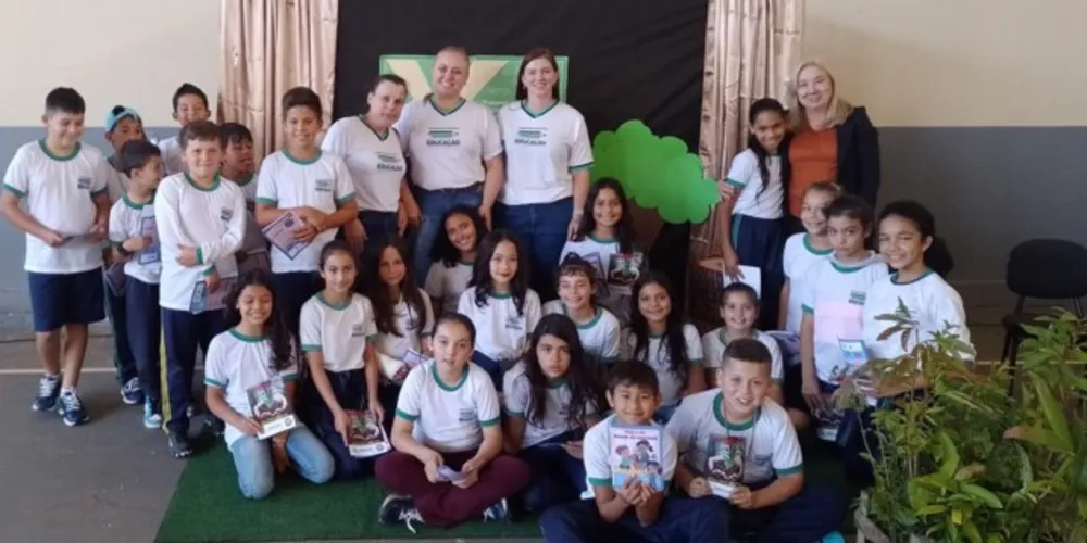Trabalho permitiu que alunos entendessem a importância de preservar a natureza