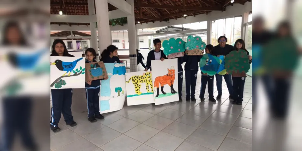 Educandos puderam apresentar conhecimentos para demais colegas da escola