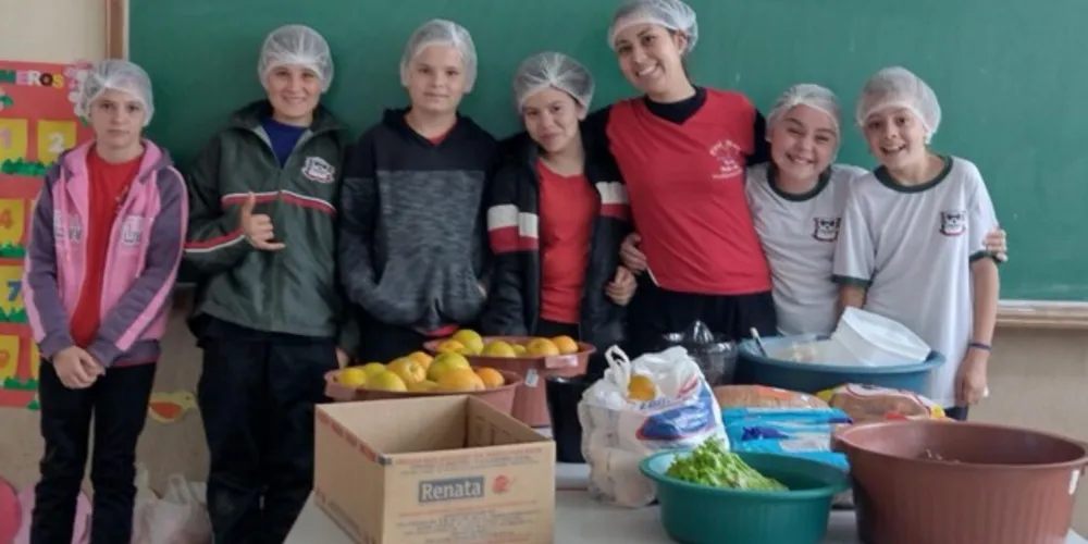 Cardápio contou com alimentos in natura e minimamente processados