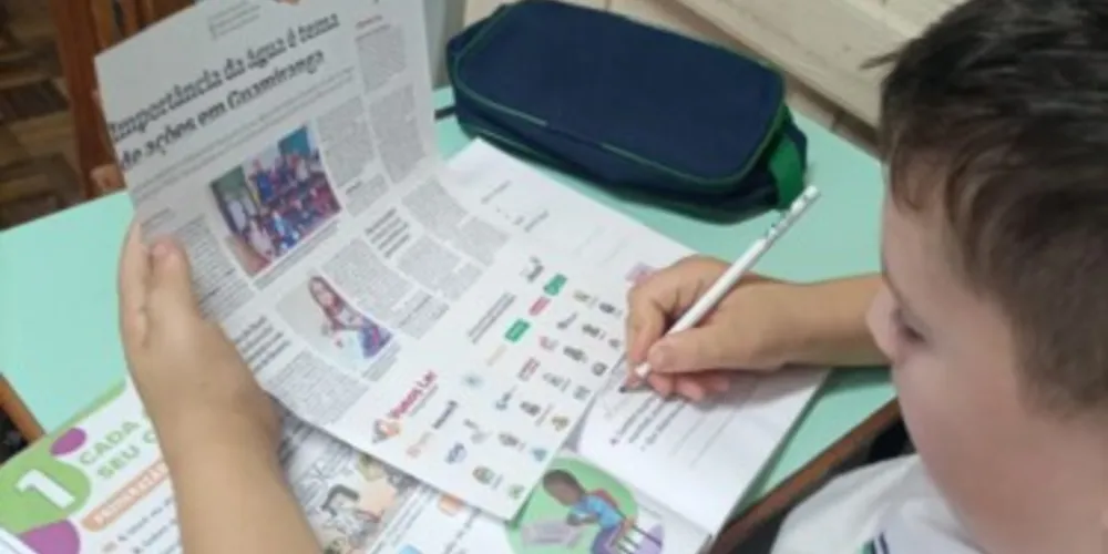 Educandos puderam imergir nos conceitos presentes no Jornal da Manhã