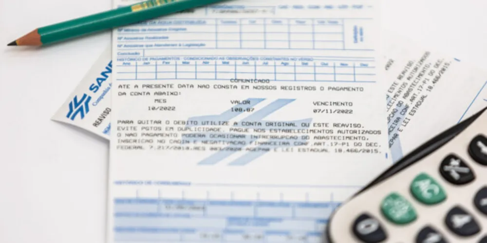 Será cortado o fornecimento de água para débitos superiores a 48 dias