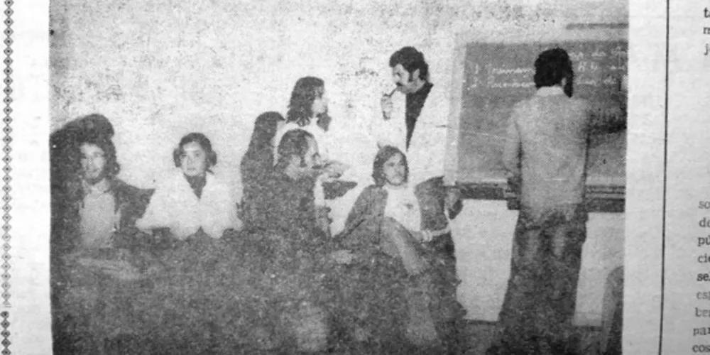 O envolvimento de acadêmicos e professores da UEPG em ações do Projeto Rondon foi destaque no JM em 16 de julho de 1975