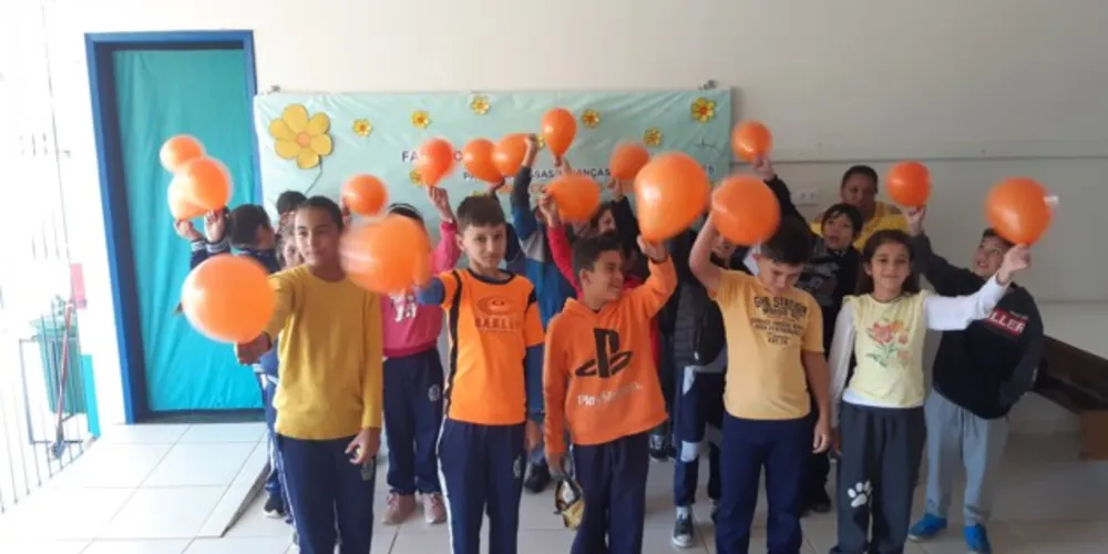 Trabalho despertou atenção das crianças sobre o assunto