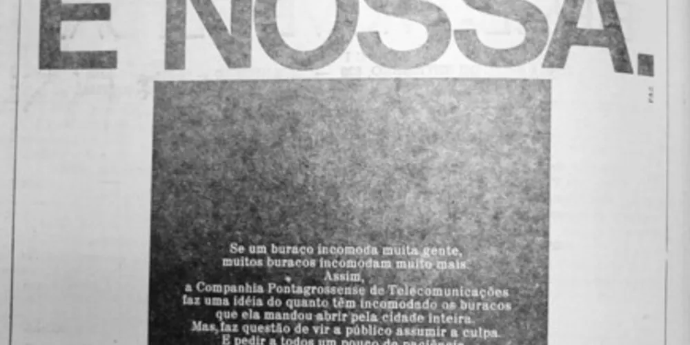 Em 03 de agosto de 1975 a CPT publicou um anúncio no JM no qual se desculpava pelos transtornos causados com a justificativa de melhoria nos serviços prestados pela Companhia