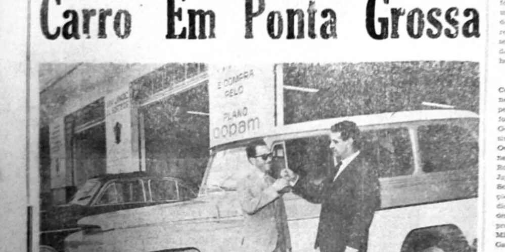 No dia 15 de abril de 1967 o JM noticiou a entrega de uma Rural Willys pelo consórcio COPAM em Ponta Grossa