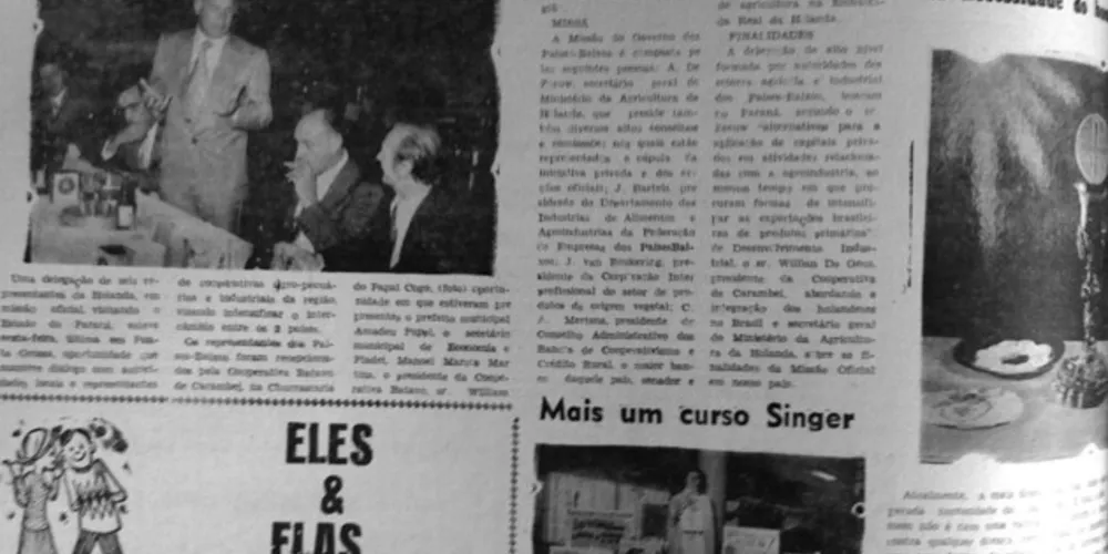 No dia 17 de agosto de 1975 o JM publicou matéria dando conta da presença de uma missão holandesa nos Campos Gerais