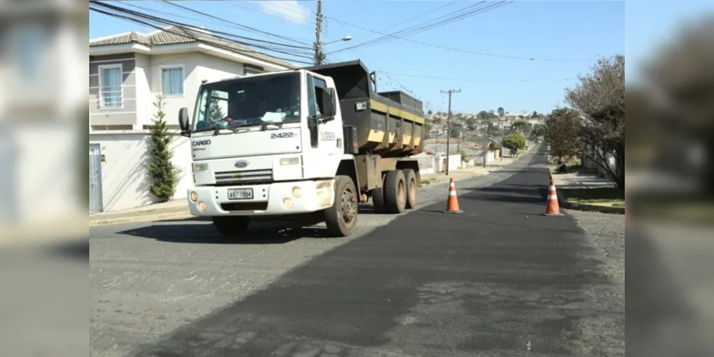 As melhorias estão sendo realizadas na  Rua José Joaquim da Maia