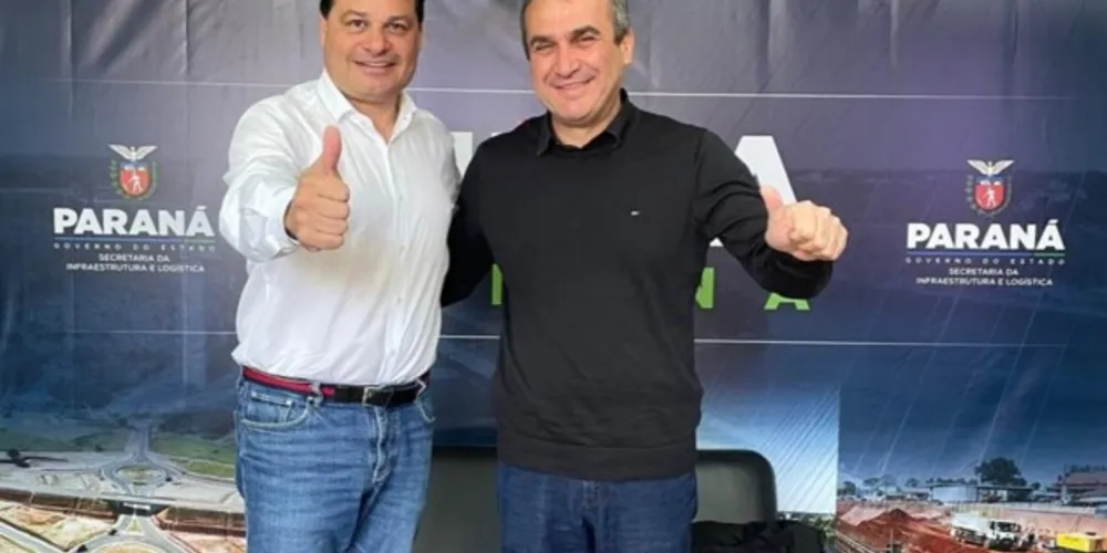 Secretário de Infraestrutura e Logística, Sandro Alex, recebeu o prefeito Irani Barros nesta semana