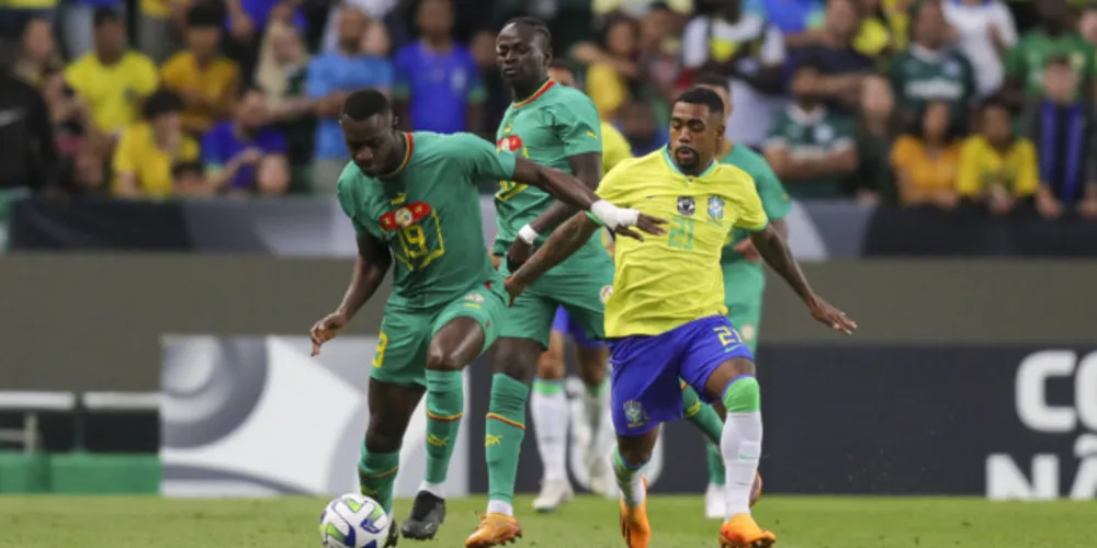O jogo terminou em 4 a 2, com a vitória do Senegal