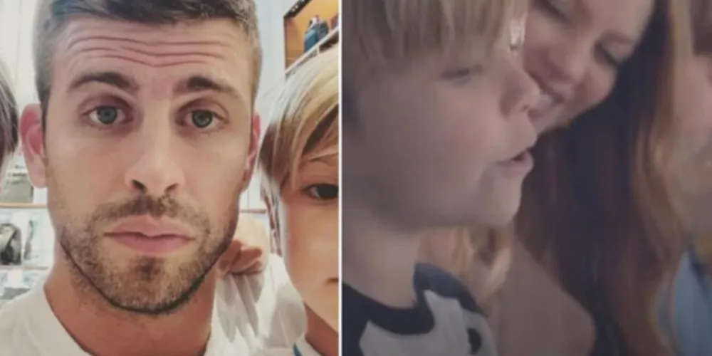 Piqué se revolta com Shakira por aparição dos filhos em clipe