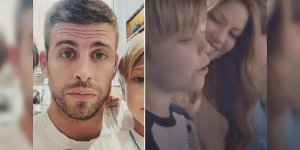 Piqué se revolta com Shakira por aparição dos filhos em clipe