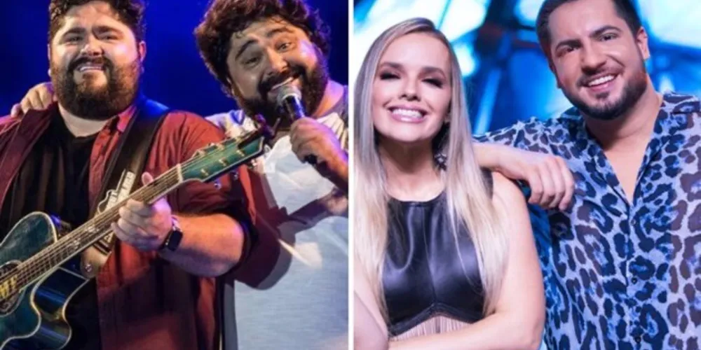 Duplas César Menotti e Fabiano; e Thaeme e Thiago estão entre as atrações