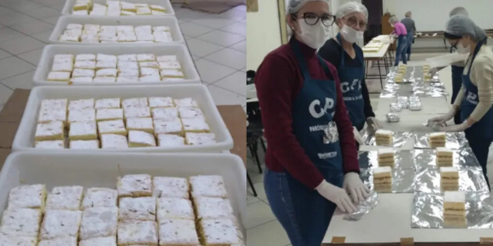Paróquia do Rosário em PG vende bolo de Santo Antônio