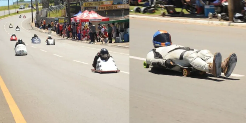 Neste final de semana acontece a última corrida de rolimã na Taunay