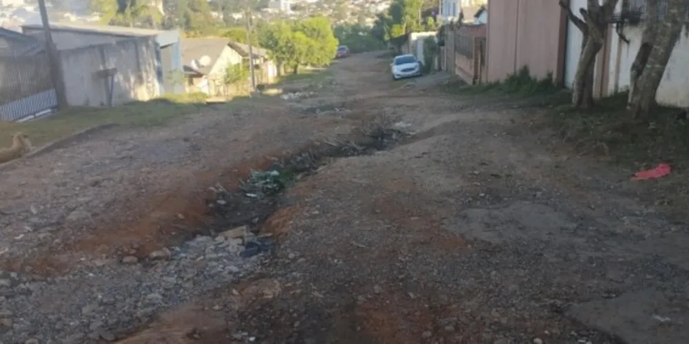 A situação ocorre na rua Agnaldo Guimarães da Cunha, na vila Parque Nossa Senhora das Graças