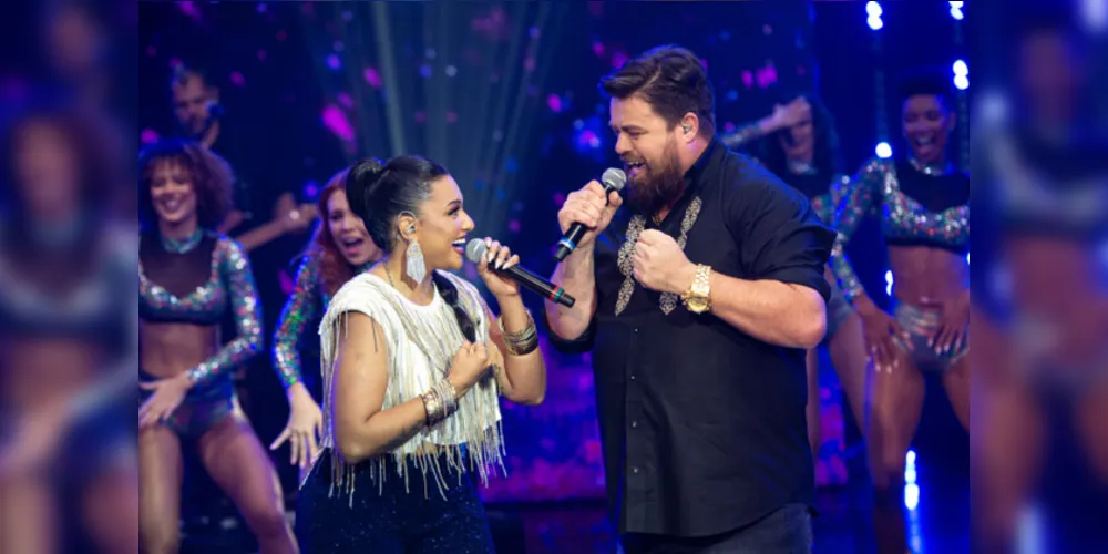 Maick e Rafaela se apresentam no 'Programa do Faustão na Band'