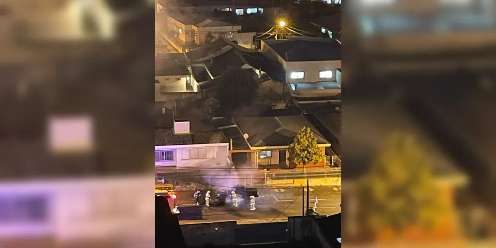 Equipes fecharam a rua Saldanha Gama para atender o incêndio