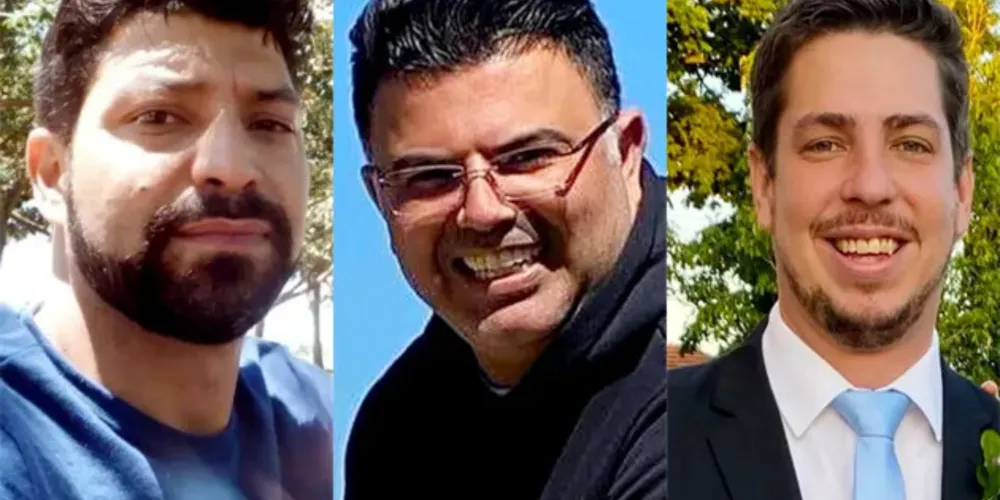 Jonas Julião (piloto), Heitor Genowei Junior (Viaje Paraná) e Felipe Furquim (Casa Civil)