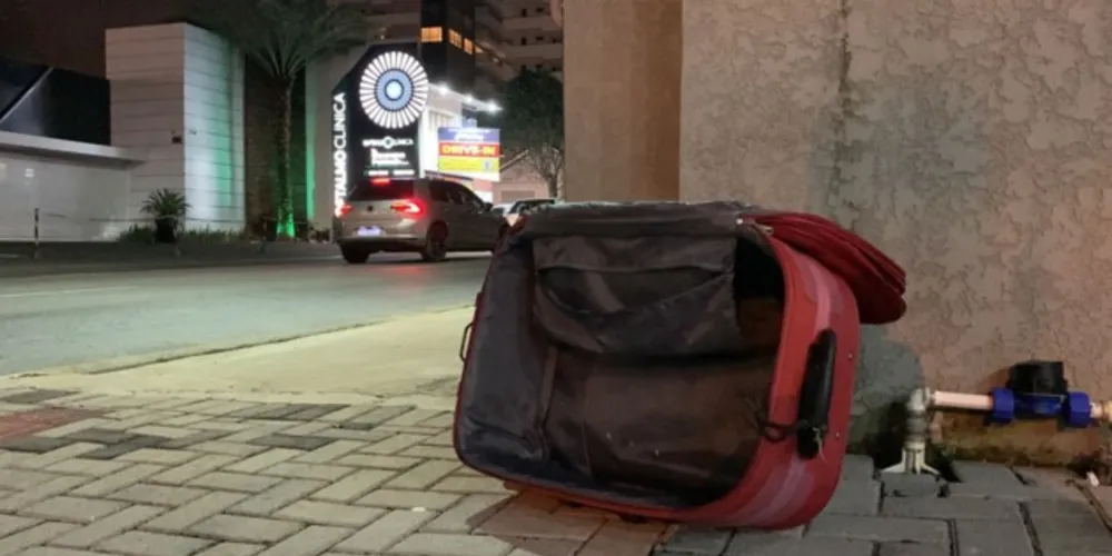 Objeto estava há dois dias abandonado na região central de Ponta Grossa