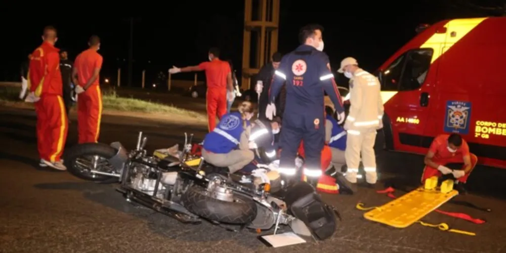 Acidente aconteceu no km 175, em frente à Metalúrgica Schiffer