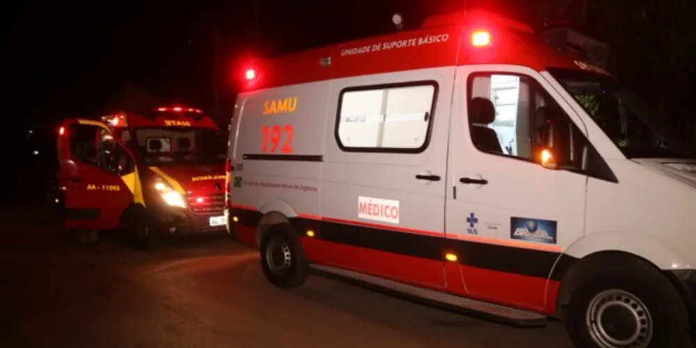 Equipes dos Bombeiros e do Samu foram acionadas para realizar os atendimentos