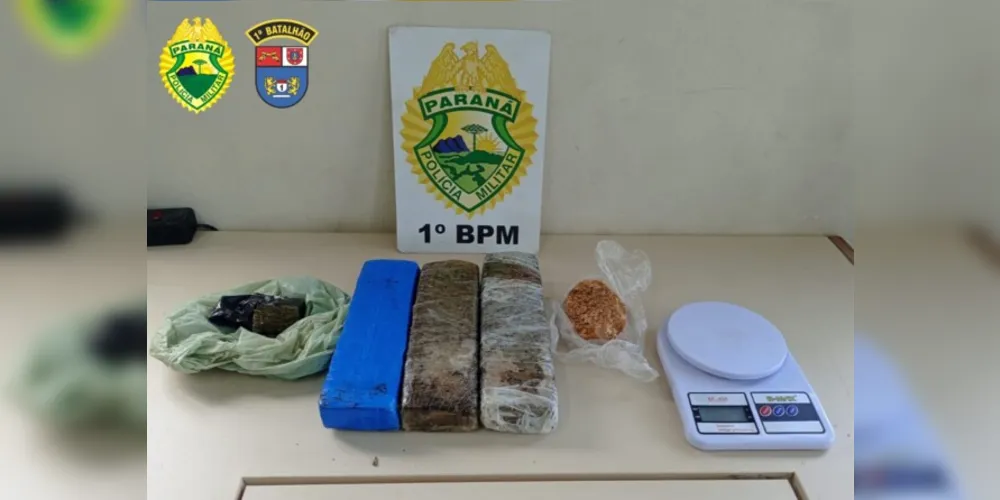 Drogas foram apreendidas na manhã desta terça-feira (18)
