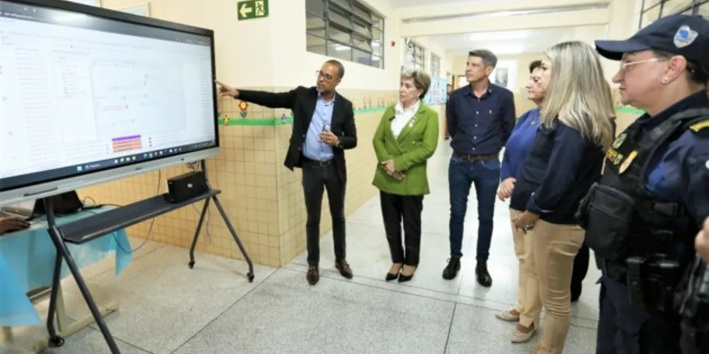 O aplicativo disponibilizado para as escolas contará com o botão do pânico e diversas outras funções que poderão ser utilizadas