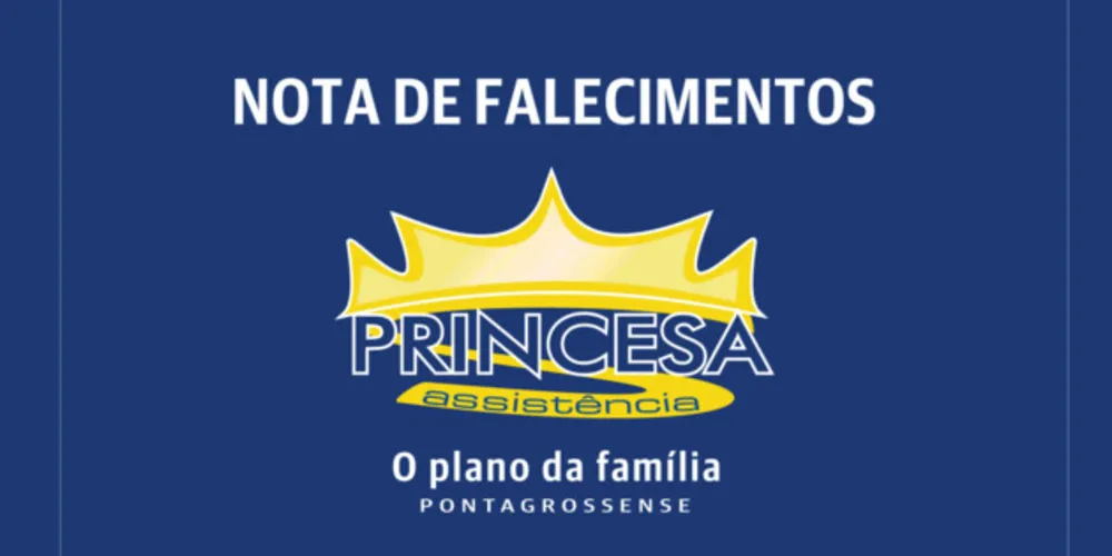 Veja a lista de sepultamentos e falecimentos desta quarta-feira (16), divulgado pelo Serviço Funerário Municipal de Ponta Grossa