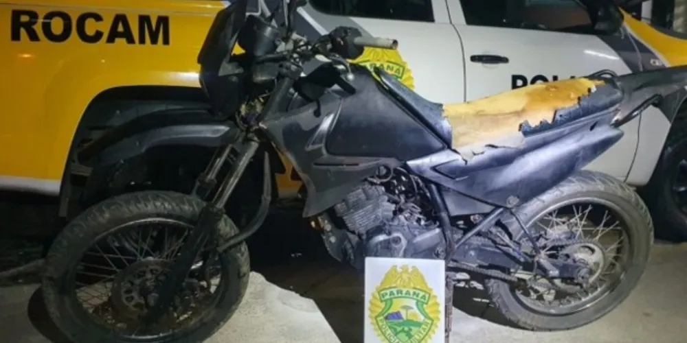 Motocicleta estava com numeração de chassi suprimida